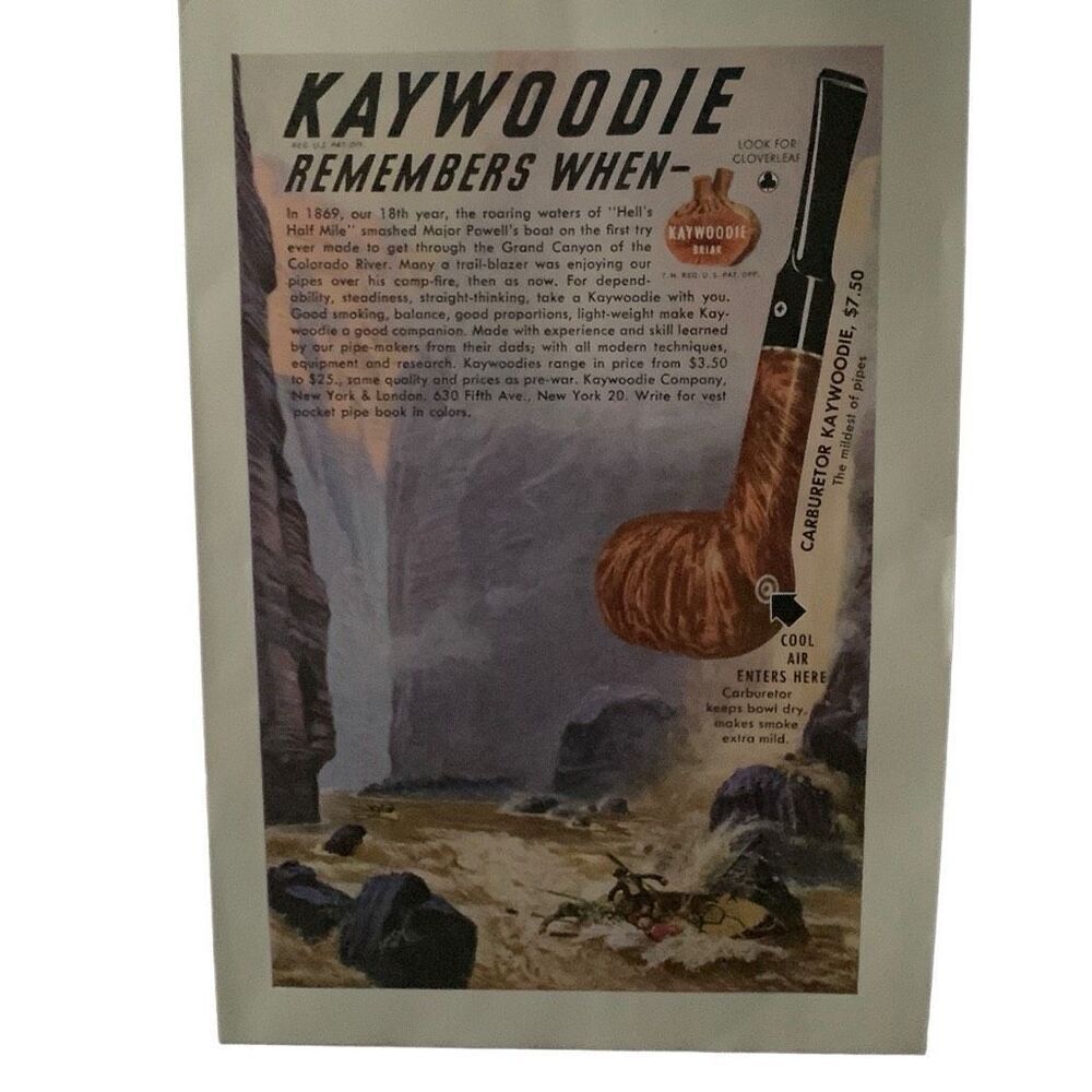 Vintage 1939 Kaywoodie Remembers When Ad Advertisement